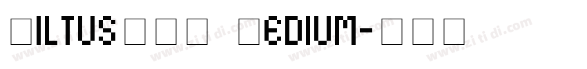 GiltusTOT Medium字体转换